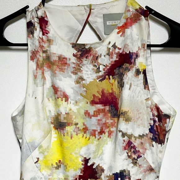 Anthropologie Hunter Bell Kukka Sleeveless Keyhole Tea Dress Sz 0 - Picture 5 of 9